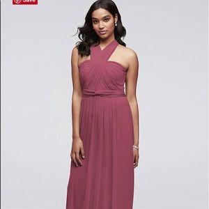 David’s Bridal Style-your-way Bridesmaid Dress